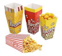 30 Pezzi Piccolo Scatole per Popcorn, 28oz Scatole Pop Corn per Feste, Porta Pop Corn di Carta, Contenitori pop Corn Carta in Diversi Stili, Scatola di Popcorn per Serate al Cinema, Compleanno e Feste