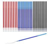 30 pezzi Refill per Penna Gel Cancellabile,Ricariche per penna gel cancellabile compatibile anche con Legami colore punta 0,5. bullet stick per scritturaa scuola, su tessuto e pelle termo-cancellabile