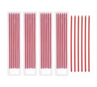30 Pezzi Ricariche Matita da Falegname 2.8mm, per Refill Solido Secco Rosso