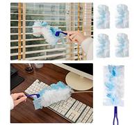 30 Pezzi Ricariche per Spolverino, Duster Ricariche Compatibile con Swiffer Piumini Catturapolvere, Ricariche per Spolverino Manuale in Microfibra per Casa, Ufficio(Blu)