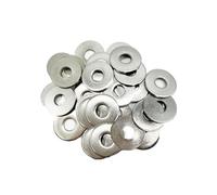 30 Pezzi Rondelle Piatte M6 x 16mm in Acciaio Inossidabile 304, Rondelle di Riparazione con Grande Diametro Esterno, Rondelle Lisce e Tonde per Viti e Bulloni