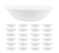 30 pezzi rotondi piatti di condimento piatti di salsa di plastica per salsa di