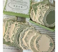 30 pezzi/Scatola Bloc notes semplici ed eleganti con rilievo, materiale per decorazioni fai-da-te, regalo per le vacanze, articoli di cartoleria personalizzati per scrapbooking, essenziali per il rito