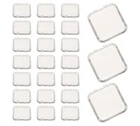 30 Pezzi Scatola Organizer per Unghie Press Gel Trasparente | Chiusura Aderente, Impilabile, Visibilità Chiara, Salone e Casa, Espositore Ordinato per Contenere Accessori