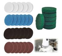 30 Pezzi Spazzole Elettriche, Compatibili con Bosch Home and Garden 6033, Spazzola Universale per Bosch Universal Brush, Accessori per Spazzola di Pulizia Bosch, 5 Colori