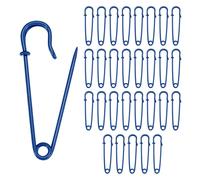 30 Pezzi Spille di Sicurezza Grandi, 2.8\" per Moda/Abbigliamento/Arte [Blu]