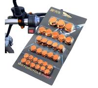 30 Pezzi Tappi Copri Dado Ruota, Coprivite Esagonale Per Moto, Tappo Copri Bullone Dado, Copridado Ruota, 8-14mmTappo Copri Dado Decorazione Coperchio Bullone Per Moto, Moto Elettriche, Scooter