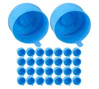 30 Pezzi Tappo a Vite Blu in Plastica, Chiusura Sicura | Automatic Water Dispenser, Water Jug Top, Splash Jug Caps, Uso Domestico e Palestra