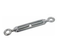 30 Pezzi Tenditore TIRANTE 2 Occhi Mm 8 ACCIAIO Zincato FUNE Occhioli