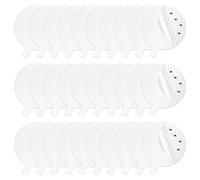 30 Pezzi Trappole per Mosche da Interno, Rotonde Pannelli di Colla Ricaricabili Ricariche per Acchiappamosche Trappole per Mosche da Interni per Katchy DOUHE Fenun Lampada Antimosche