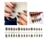 30 Pezzi Unghie Artificiali Chiodi Lunghi Premendo Le Unghie Artificiali Portatili Copertura Completa Acrilico Punte Per Le Unghie Per Le Donne