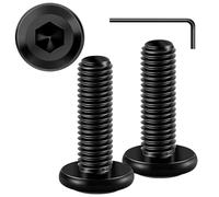 30 Pezzi Viti a Testa M6 x 16 mm, M6 Viti a Testa Piatta, in Acciaio Inox 304 A2 V2A, con Chiave Esagonale Possono Essere Utilizzate All'aperto