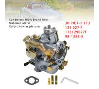 30 Pict-1 Carburetor Kit Electric Choke 113129027F Per VW Beetle Bug Bus H0