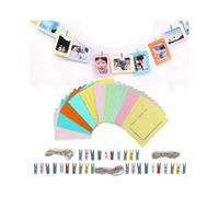 30-Piece Colourful Hanging Photo Frame Set Decorative Certificate & 6-Inch Picture Display