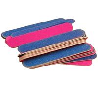 30 piezas Mini limas de uñas 5 cm doble color lima de uñas Buffer pedicura y manicura Kit de herramientas de uñas de bricolaje Practical treatment