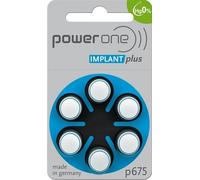 30 pile batterie Powerone Implant plus 675 PR44 per impianto cocleare cochlear