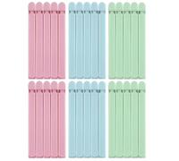 30 pinze cibo clip, lunghezza 15 centimetri, 3 colori, per chiudere facilmente vari contenitori alimentari, assicurarsi che gli snack rimangano freschi (verde, rosa, blu)
