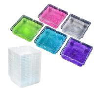 30 posacenere usa e getta - Posacenere senza fumo purificatore di fumo per sigarette interno/esterno, portatili antivento, facili da usare, posacenere per sigarette con sabbia (miscela)