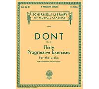 30 Progressive Exercises, Op. 38. Violine Solo.