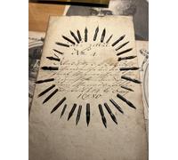 30 pz. ANTICO SET CALLIGRAFIA PENNE INCHIOSTRO FULLER 100% originale n.4