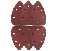 30 Pz Carta Vetrata per Legno Levigatrice, Carta Abrasiva per Levigatrice, Fogli Abrasivi Carta Vetrata Triangoli per Levigatrice Orbitale, Grana 60/80/100/120/180/240