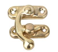 30 Pz Chiusura a Scatto in Stile Vintage, Metallo Sinistra Destra Toggle Antico Chiusura a Chiusura Gancio Gancio per Valigia Portagioie Cassetta degli Attrezzi 32mmx28mm(Gancio sinistro giallo)