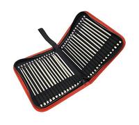 30 Pz/set Extra Lungo 100/150MM S2 Acciaio Magnetico Punte per Cacciavite Set 1/4 di Pollice Gambo Esagonale Utensili elettrici Intaglio Croce Piazza (Length:150MM)