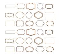 30 Pz/set Retro Cornice Scrapbook Cornici Scava Fuori Cornice Decorativa Scrapbooking Forniture