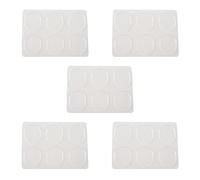 30 pz/set rullante Mute Pad Daempfer Gel Pad Snare Silenziatore Silenziatore Mute Trasparente Strumento a percussione Accessori (Trasparente)