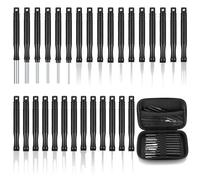 30 Pz Strumenti di Rimozione Terminale, Pins Rimozione per Auto Elettrico Connettore a Crimpare, Connettore per Terminale Elettrico Rimuovi Kit per Auto, Kit di Strumenti per Rimozione Terminali