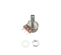 30 PZ WH148 3pin B 1K 2K 5K 10K 20K 50K 100K 250K 500K 1M Potenziometro Singolo L20 20mm Albero a forma di D(50K Ohm)