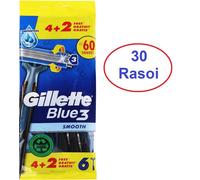 30 rasoi usa e getta Blue3 Smooth Gillette