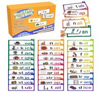 30 Read and Rhyme Flip-Book, Schede Per l'Apprendimento Dell'Inglese, Schede Didattiche Per l'Apprendimento del Vocabolario per Bambini,Giocattoli Educativi per lo Sviluppo del Linguaggio Età 2-6 Anni