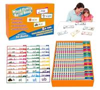 30 Read and Rhyme Flip Books, Famiglie di parole in flash card Carte Flash dell'alfabeto ABC Kit di libri sfogliabili per l'apprendimento prescolare per i bambini e l'insegnamento in classe