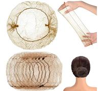30 Retine per Capelli Chignon Bambina Elastiche - Invisibili e Marroni. Ideali per Infermiere, Ballerini e Hostess di Compagnie Aeree. Scegli la comodità e lo stile con le nostre Retine per Capelli.