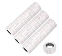 30 Rotoli Etichette Prezzatrice 21x12 mm, Etichette Prezzo Adesive Totale 15000 PZ per Prezzatrice Etichettatrice per Negozio