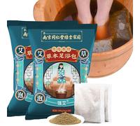 30 Sacchetti di Pediluvio alle Erbe, 8 Bagno a Bolle per Piedi alle Erbe, Dissipa il Freddo e Allevia la Fatica, Migliora il Sonno(2bag)