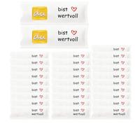 30 scatole di cioccolato, regalo di addio, educatore Kita, in feltro, cioccolato, confezione regalo, adatto per confezioni regalo, laurea, matrimonio, compleanno, Halloween, Natale (bianco)