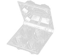 30 scatole per uova in plastica per uova di gallina, impilabili, contenitori per uova in plastica, per pascoli in famiglia, polli e allevamenti all'aperto, casa, picnic