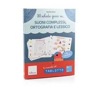 30 schede gioco su… Suoni complessi, ortografia e lessico. 30 schede ricarica per Tablotto 6 plus