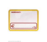 30 Segnaprezzi universale "Ingredienti" mm 110 x 80 con spilli e pennarello
