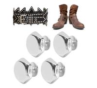 30 set di piedi in camita, 8 mm in lega di zinco Piedi borsette per chiodi unghie decorative per le parti di ricambio artigianale in pelle artigianale (frammento)