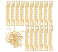30 Set Gancio Invisibile per Cornice Quadro, Doppia Dentatura | Montaggio Rapido, Livellamento Facile, Integrazione Pulita, per Tela e Telai in Legno, Ufficio e Arte