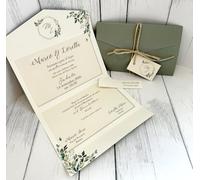 30 SET partecipazioni Nozze Personalizzate inviti Matrimonio BUONANNO cod. H006
