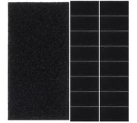 30 Set Strisce Adesive Biadesive Retro Magico, Nero | Arti Creative e Organizzazione, Fissaggio Rapido Peel And Stick, Nylon Poliestere, Bordo Arrotondato