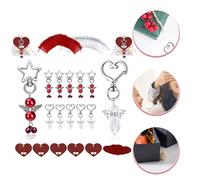 30 Sets Anelli Portachiavi Della Catena Chiave Targhette Identificative