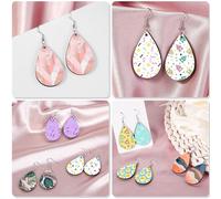 30 Sets Progettazione Del Trasferimento Di Calore Ganci Per Orecchini Orecchino