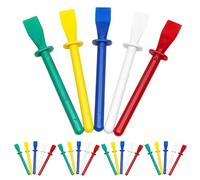 30 spatole per spalmare colla da 11 cm, in plastica colorata e colorata, in polipropilene, spatole per progetti artistici e artigianali, per bambini, spalmatori di colla in polipropilene, spatole per