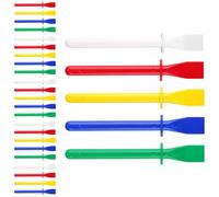 30 spatole per spalmare colla da 11 cm, in plastica colorata e colorata, in polipropilene, spatole per progetti artistici e artigianali, per bambini, spalmatori di colla in polipropilene, spatole per