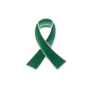 30 spille a nastro for la sensibilizzazione sulla violenza domestica, spille for la sensibilizzazione sul cancro(Green)